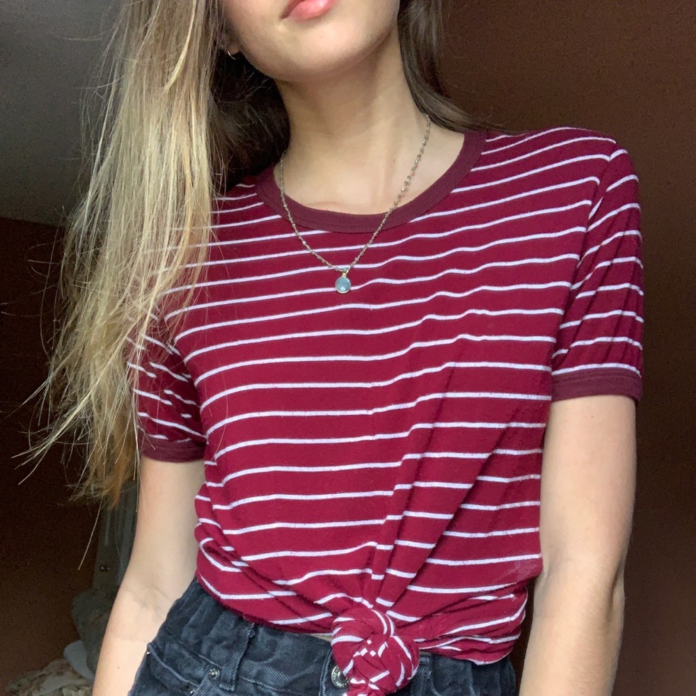 John Galt striped t-shirt